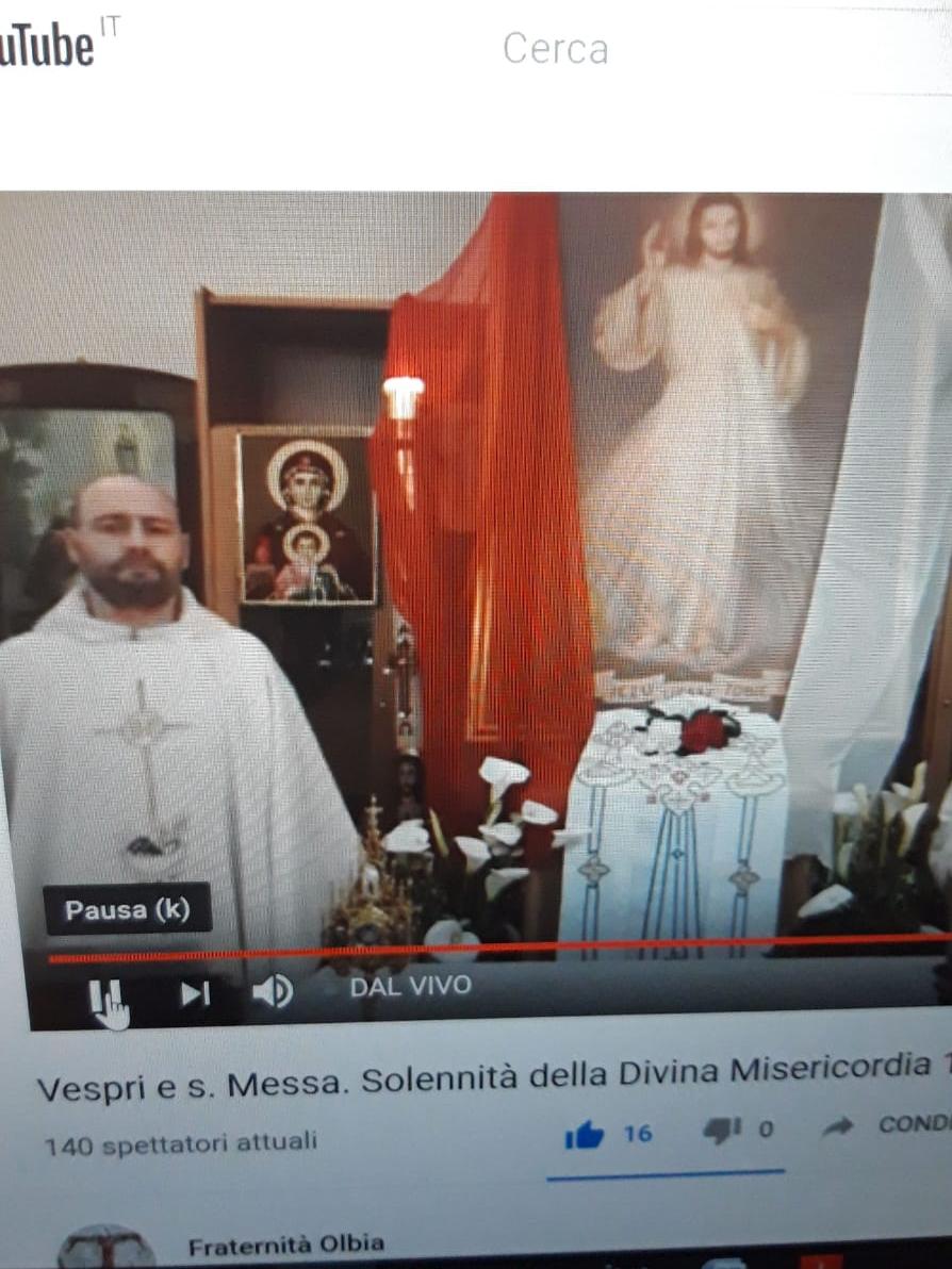 Festa della Divina Misericordia nella Fraternità di Olbia