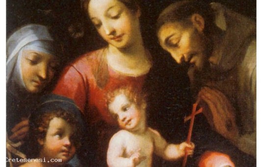 Madonna col Bambino, San Giovannino, San Francesco e Santa Caterina da Siena