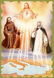 San Francesco e Santa Caterina con Gesù